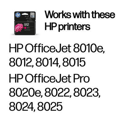 HP 912 Magenta Original Ink Cartridge