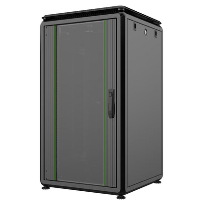 Lanview RDL20U66BL rack cabinet 20U Freestanding rack Black