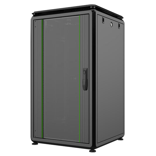 Lanview RDL20U66BL rack cabinet 20U Freestanding rack Black