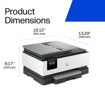 HP OfficeJet Pro 8134e Wireless All-in-One Color Printer, Instant Ink; Two-sided printing