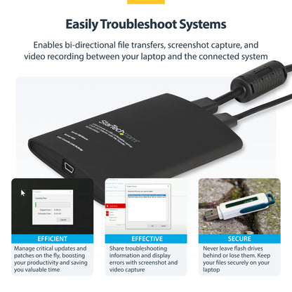 StarTech.com USB Crash Cart Adapter with File Transfer & Video Capture