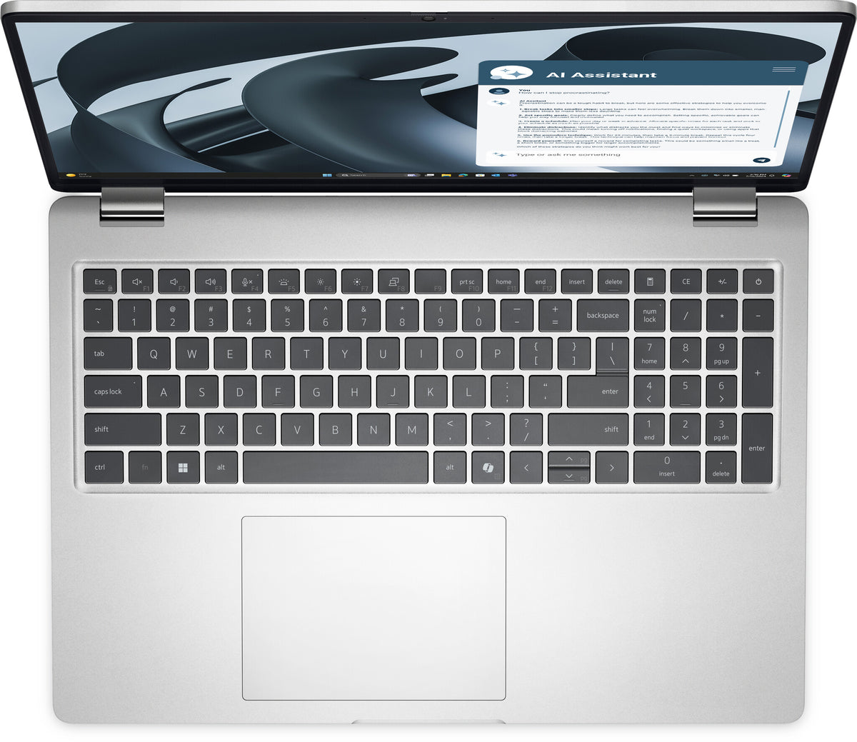 DELL Pro 16 Plus PB16255 Copilot+ PC AMD Ryzen AI 5 PRO PRO 340 Laptop 40.6 cm (16") Full HD+ 16 GB LPDDR5x-SDRAM 512 GB SSD Wi-Fi 7 (802.11be) Windows 11 Pro UK English Platinum, Silver