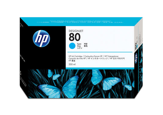 HP 80 350-ml Cyan Ink Cartridge