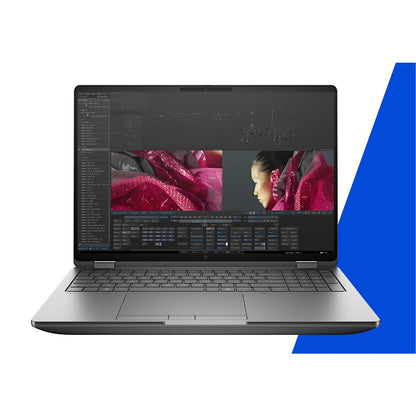HP ZBook Fury G1i Data Science Intel Core Ultra 9 285HX Mobile workstation 40.6 cm (16") WUXGA 64 GB DDR5-SDRAM 1 TB SSD NVIDIA RTX PRO 3000 Blackwell Wi-Fi 7 (802.11be) Windows 11 Pro AI Workstation, AI PC Silver