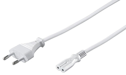 Microconnect PE030715W power cable White 1.5 m Power plug type C C7 coupler