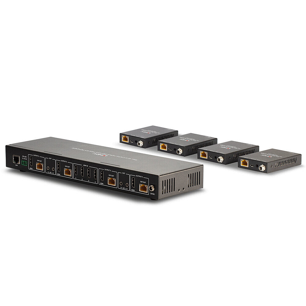 Lindy 70m Cat.6 4x4 HDMI 4K60 Matrix Extender