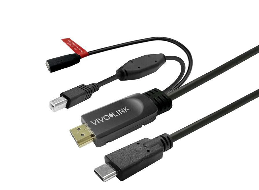 Vivolink PROUSBCHDMIUSBB5-CHARGE USB cable USB 3.2 Gen 1 (3.1 Gen 1) 5 m USB C Black