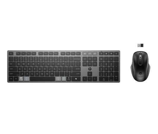 HP 725 Multi-Device Rechargeable Wireless Keyboard and Mouse Combo