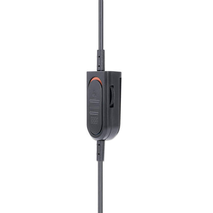 Manhattan Mono Over-Ear Headset (USB), Microphone Boom (padded), Polybag Packaging, Adjustable Headband, In-Line Volume Control, Ear Cushion, USB-A for both sound and mic use, cable 1.5m, Three Year Warranty