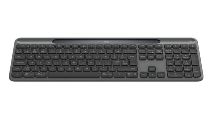 Logitech Signature Slim Solar+ K980 keyboard Universal RF Wireless + Bluetooth QWERTY UK English Graphite