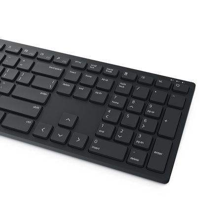 DELL KM5221W keyboard Mouse included Office RF Wireless QWERTZ German Black