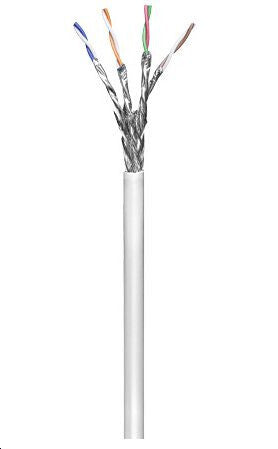 Microconnect KAB017-100 networking cable White 100 m Cat6 S/FTP (S-STP) Round