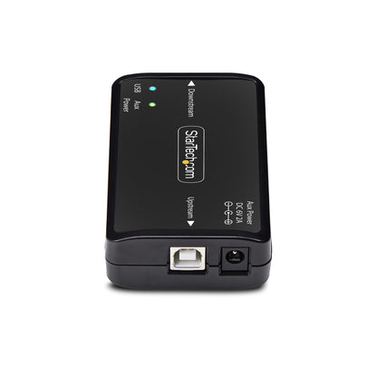 StarTech.com USB Galvanic Isolator, Up To 6KV, Electrical Noise Isolator, IP40, DIN Rail Mount, Isolated Power Filter, USB 2.0/1.1, 5V/250mA, Plug-and-Play, TAA
