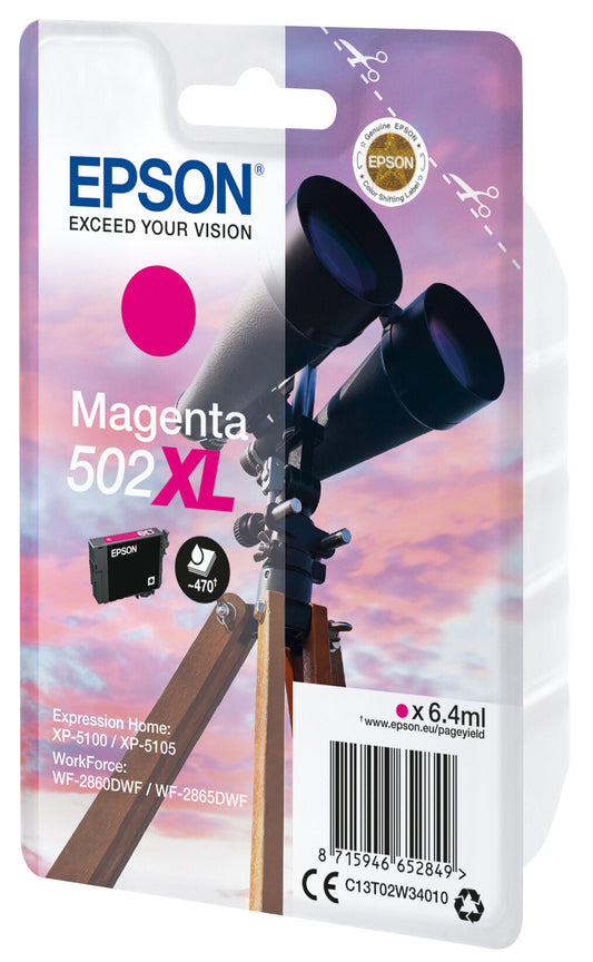 Epson Singlepack Magenta 502XL ink cartridge
