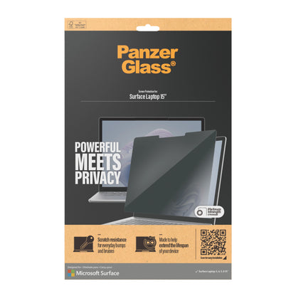 PanzerGlass ® Privacy Screen Protector Microsoft Surface Laptop 15" | 6 | 5 | 4 | 3