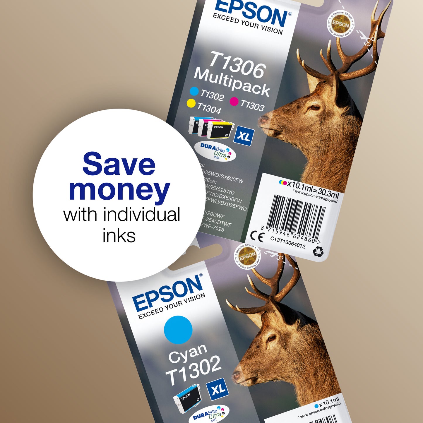 Epson Stag T1303 DURABrite Ultra Single Magenta Ink