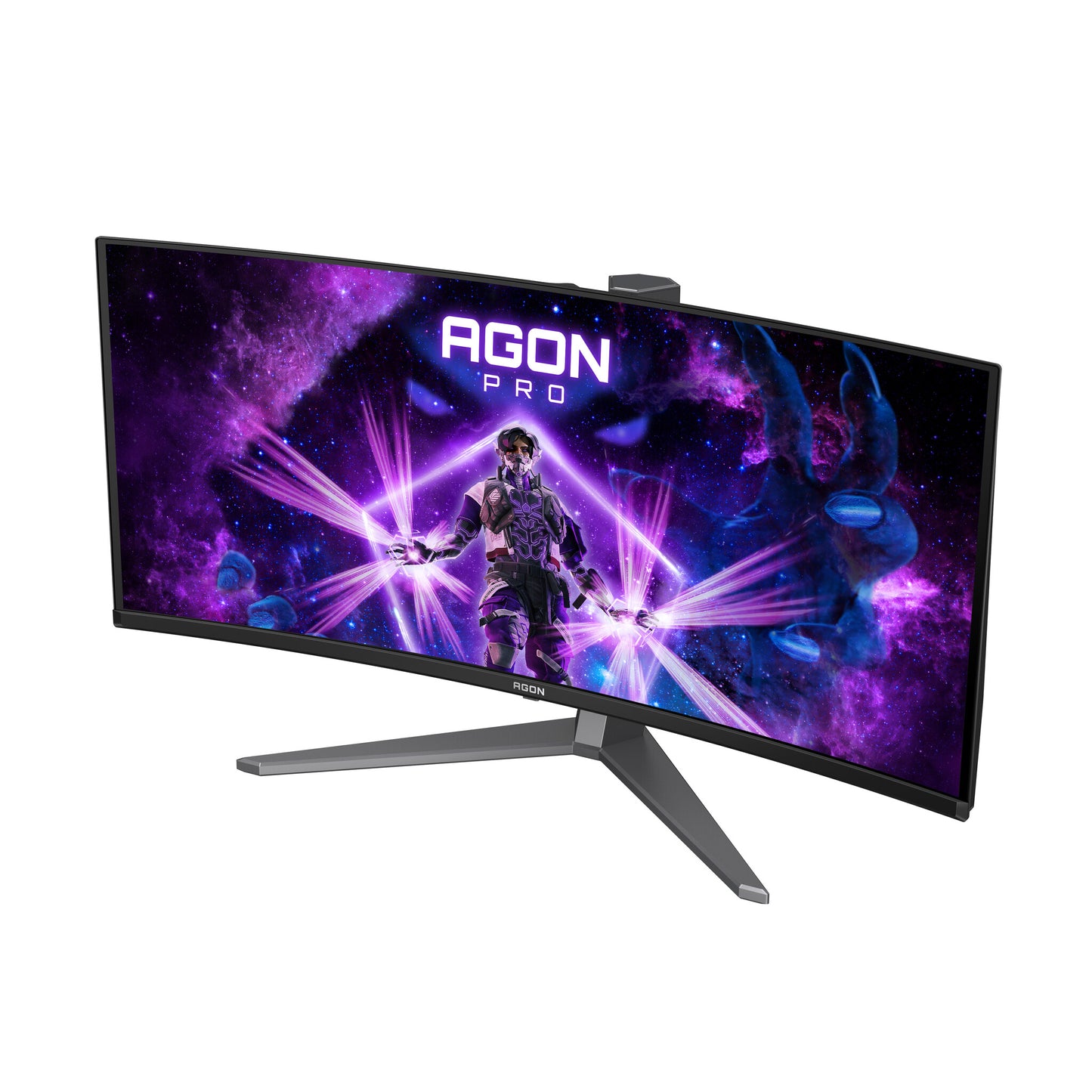 AOC AGON PRO AG346UCD computer monitor 86.4 cm (34") 3440 x 1440 pixels Wide Quad HD QD-OLED Black, Grey