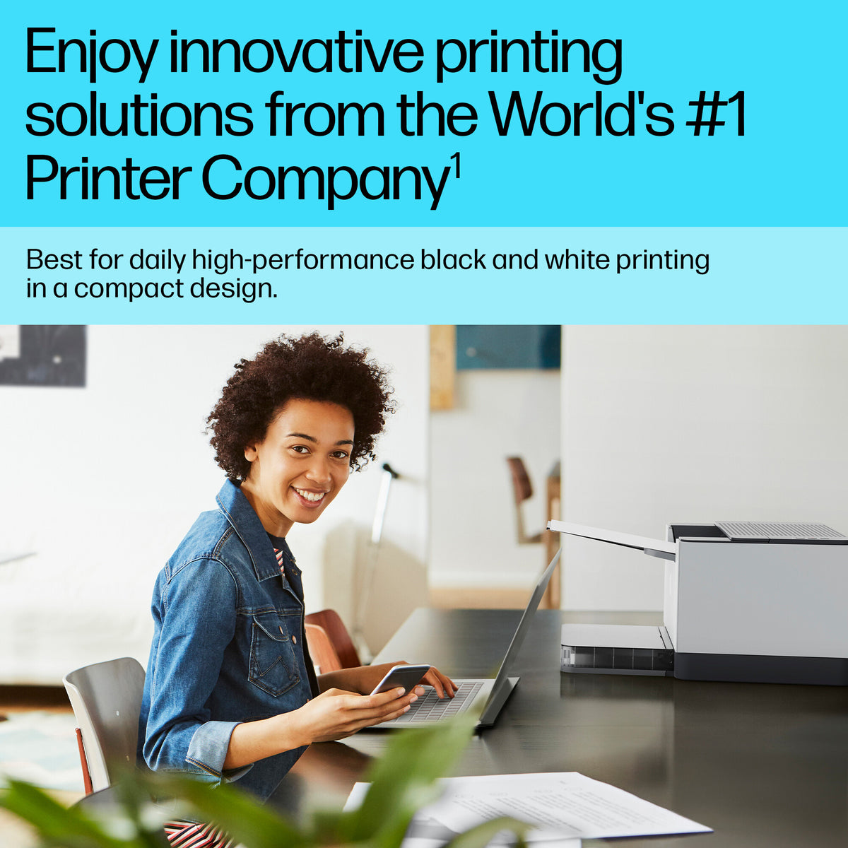 HP LaserJet M209dw Wireless Black and white Printer, Duplex