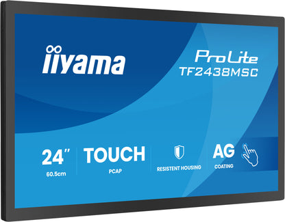iiyama TF2438MSC-B2 touch control panel 60.5 cm (23.8") 1920 x 1080 pixels