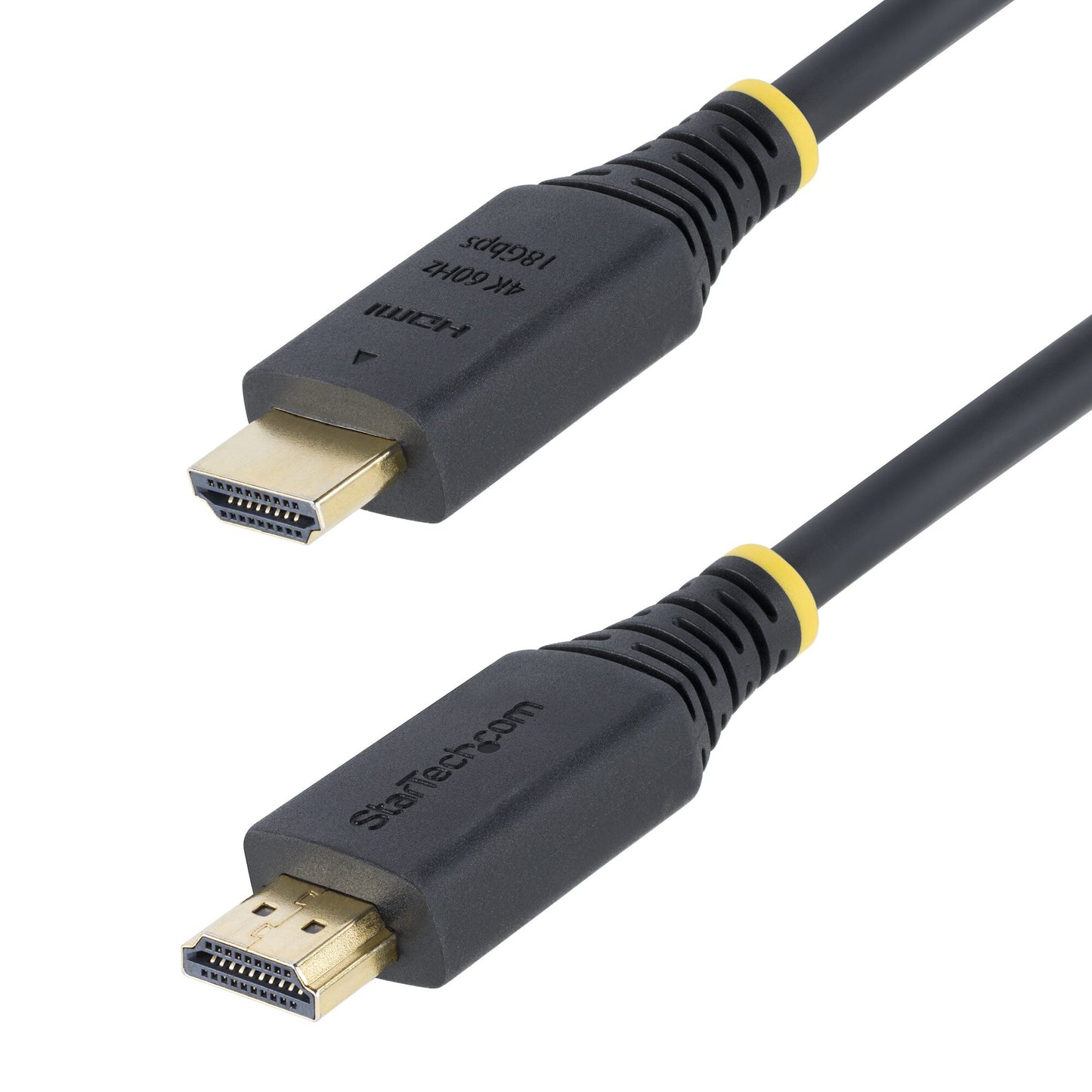 StarTech.com 8ft (2.4m) Premium Certified High Speed HDMI Cable, 4K 60Hz/1440p 144Hz, HDR10/HDCP 2.2/ARC, 18Gbps, UHD HDMI 2.0 Cord for TV/Monitor/Display, TPE Jacket
