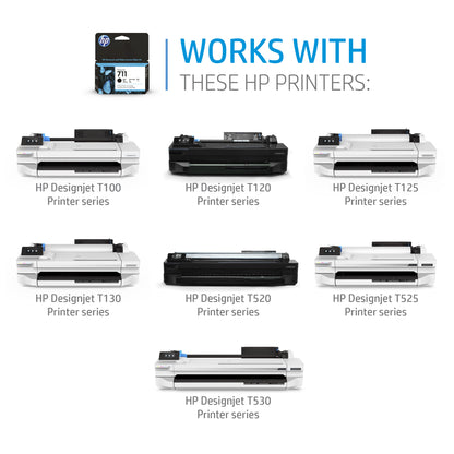 HP 711 3-pack 29-ml Yellow DesignJet Ink Cartridges