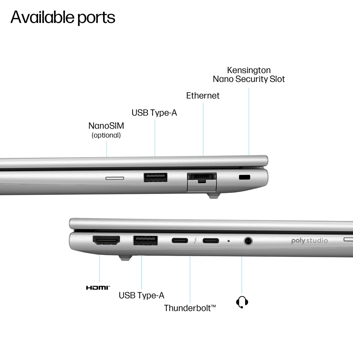 HP EliteBook 6 G1i AI PC Intel Core Ultra 5 225U Laptop 33.8 cm (13.3") WUXGA 16 GB DDR5-SDRAM 512 GB SSD Wi-Fi 6E (802.11ax) Windows 11 Pro Silver