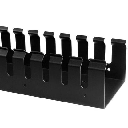 StarTech.com Vertical Cable Organizer with Finger Ducts - 0U - 3 ft.