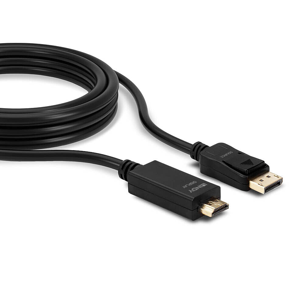 Lindy 2m DisplayPort to HDMI 10.2G Cable