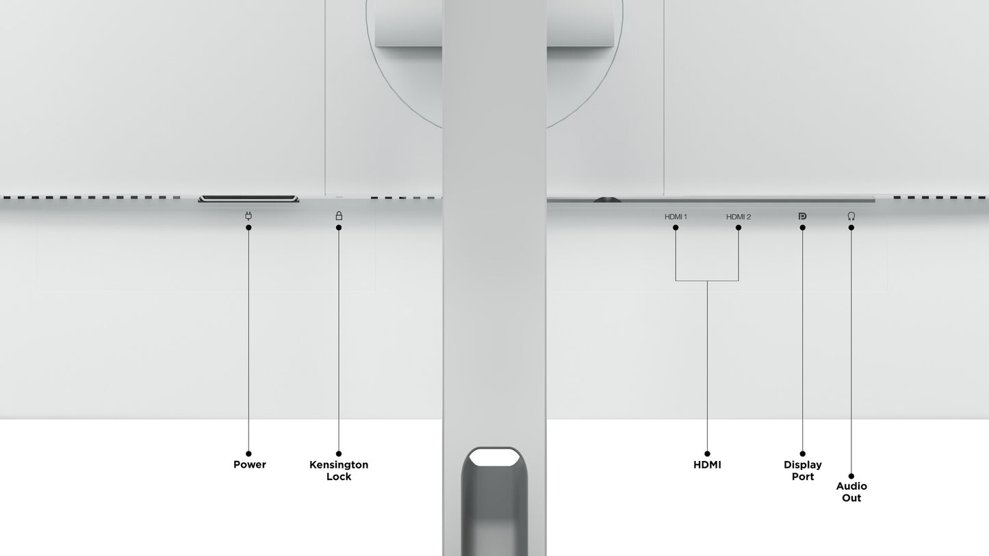 Lenovo L27q-4A computer monitor 68.6 cm (27") 2560 x 1440 pixels 2K Ultra HD LCD Grey