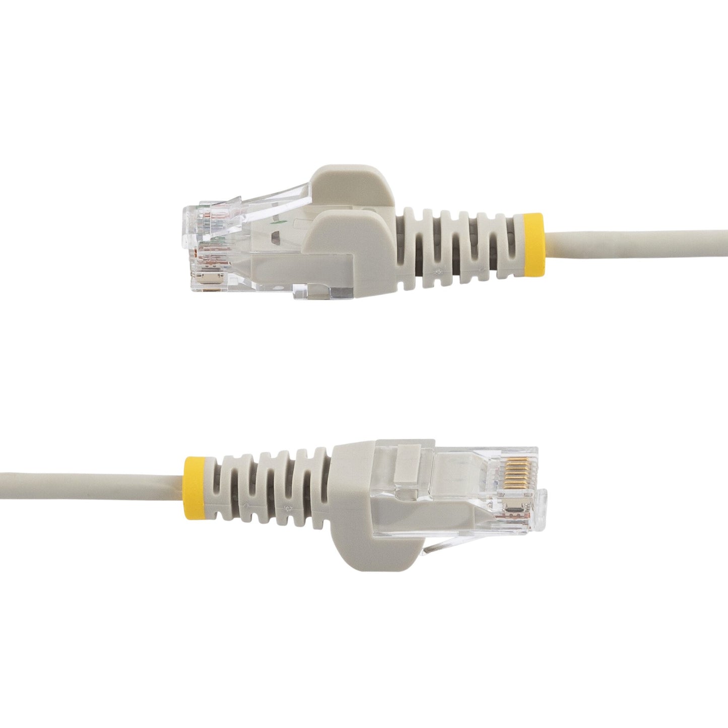 StarTech.com 5m Gray Slim CAT6 Ethernet Cable, Snagless, 100W PoE, UTP, LSZH, 28AWG Pure Bare Copper Wire, Slim RJ45 Network Patch Cord w/Strain Reliefs, Individually Tested