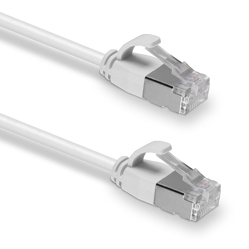 Lindy 0.5m Cat.6A U/FTP Ultra Slim Network Cable, Grey