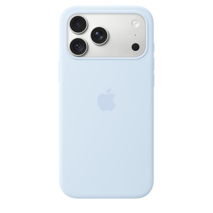 Apple iPhone 18 Pro Max Silicone Case with MagSafe - Crisp Blue