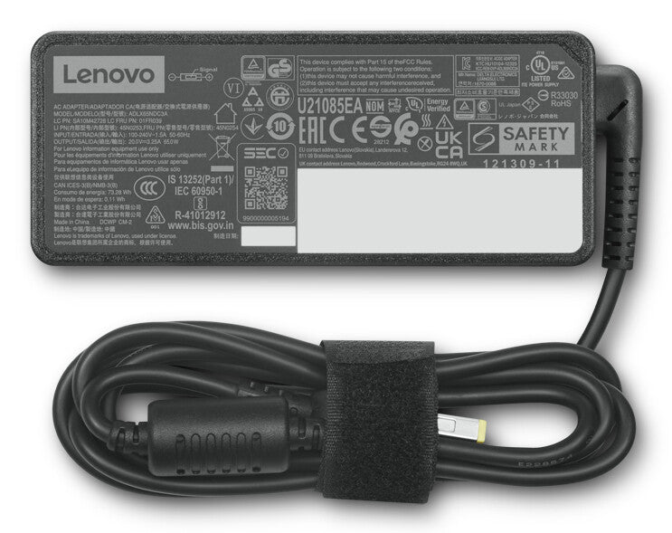 Lenovo 4X21J81440 power adapter/inverter Indoor 65 W Black