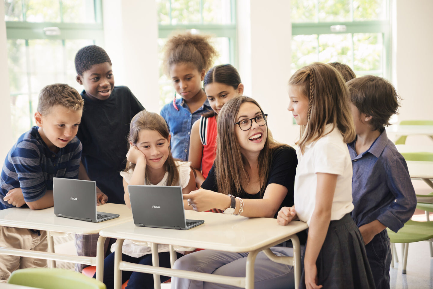 ASUS BR1100C-C81XA Intel® Celeron® N N4500 Laptop 29.5 cm (11.6") HD 8 GB DDR4-SDRAM 128 GB eMMC Wi-Fi 6 (802.11ax) Windows 11 Pro Education Grey