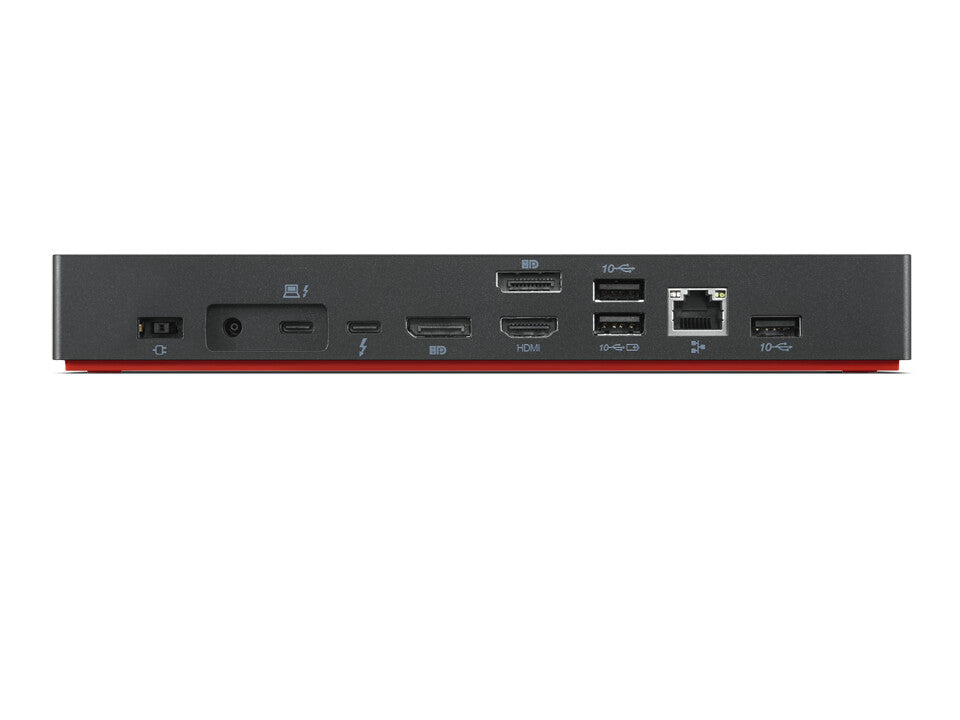 Lenovo 40B00300IT laptop dock/port replicator Wired Thunderbolt 4 Black, Red