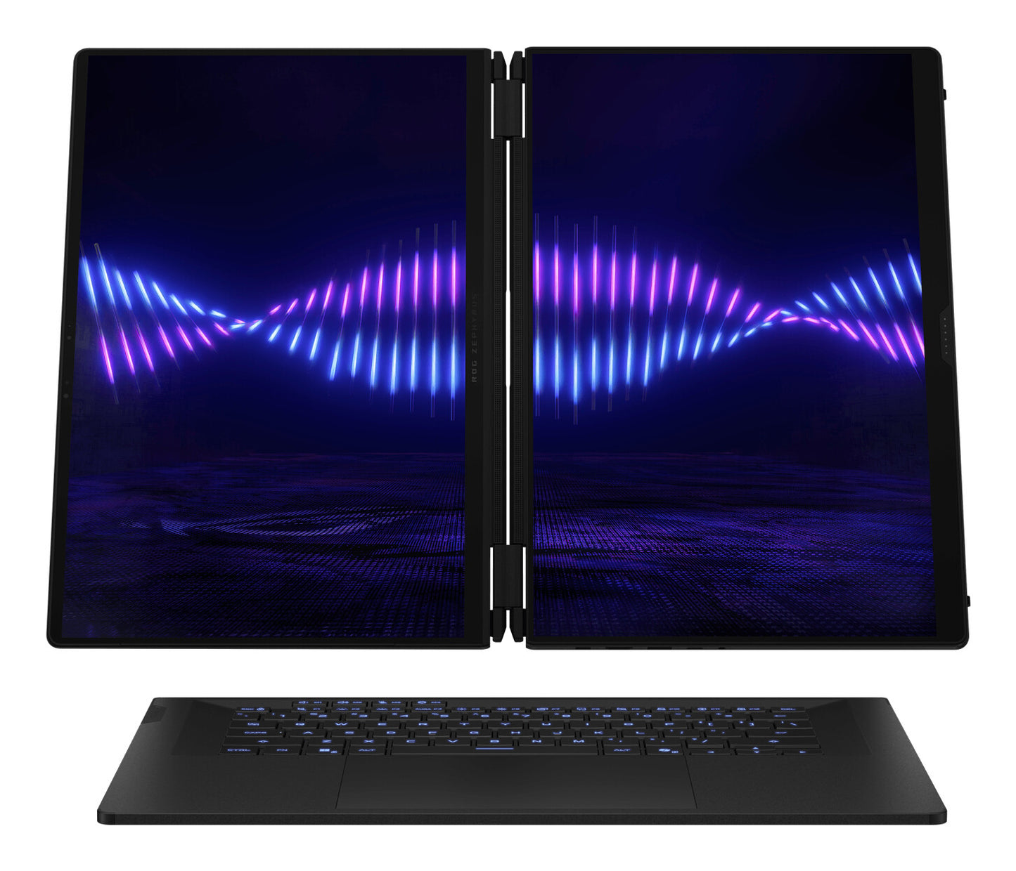 ASUS ROG Zephyrus Duo GX651AX-SR004W Intel Core Ultra 9 386H Hybrid (2-in-1) 40.6 cm (16") Touchscreen 3K 64 GB LPDDR5x-SDRAM 2 TB SSD NVIDIA GeForce RTX 5090 Wi-Fi 7 (802.11be) Windows 11 Home Grey