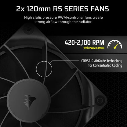 Corsair Nautilus 240 RS Motherboard All-in-one liquid cooler Black
