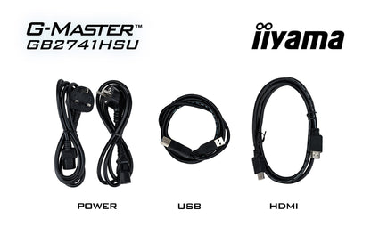 iiyama G-MASTER GB2741HSU-B1 computer monitor 68.6 cm (27") 1920 x 1080 pixels Full HD LED Black