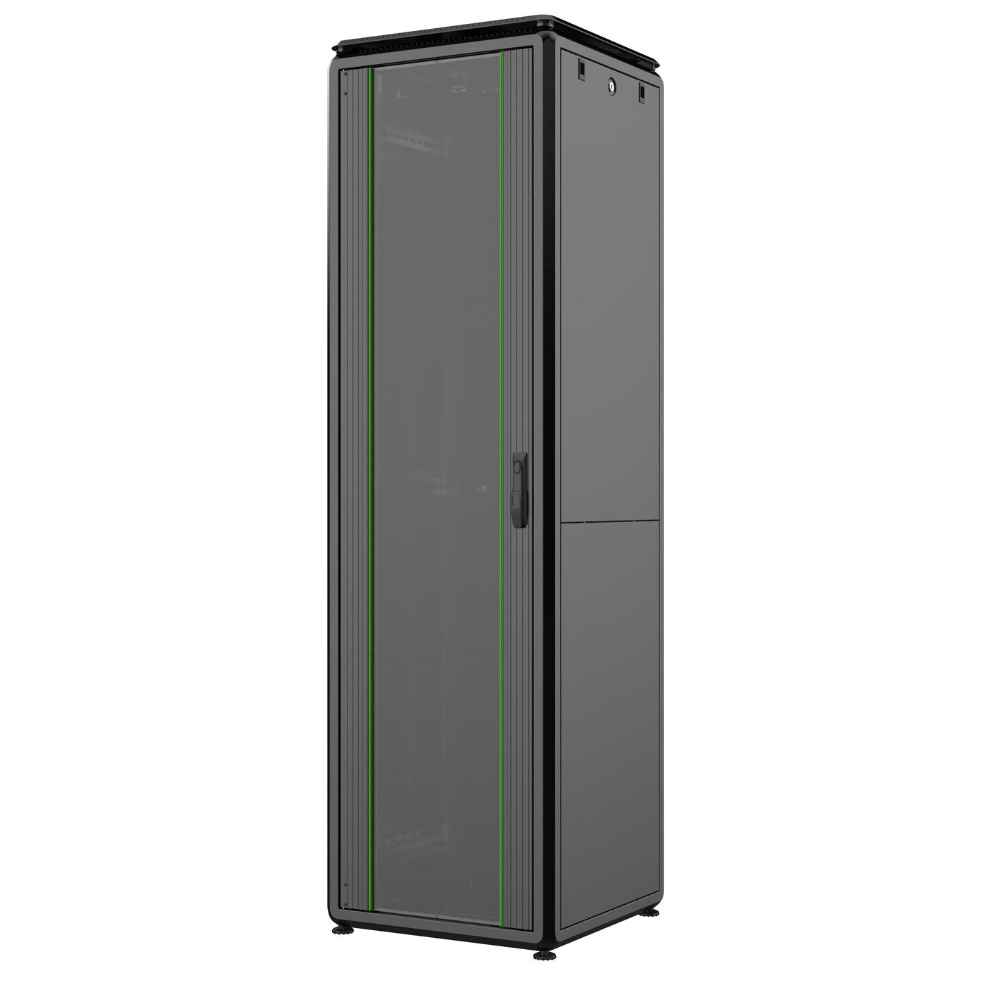 Lanview RDL42U66BL rack cabinet 42U Freestanding rack Black