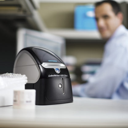 DYMO LabelWriter 450 Duo Label Maker | Direct Thermal Label Printer | Fast Printing of LabelsBarcodes & More | Prints both LW Labels & D1 Plastic Labels