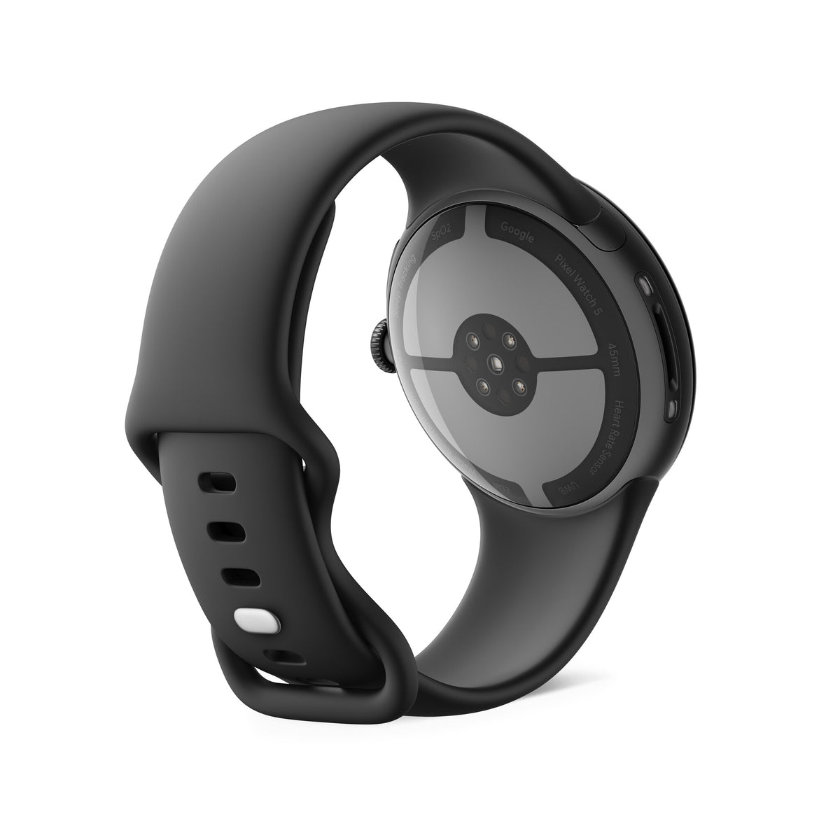 Google Pixel Watch 5 AMOLED 45 mm Digital Touchscreen Black Wi-Fi GPS (satellite)