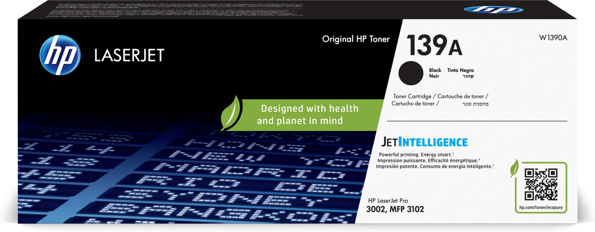 HP 139A black original LaserJet toner cartridge