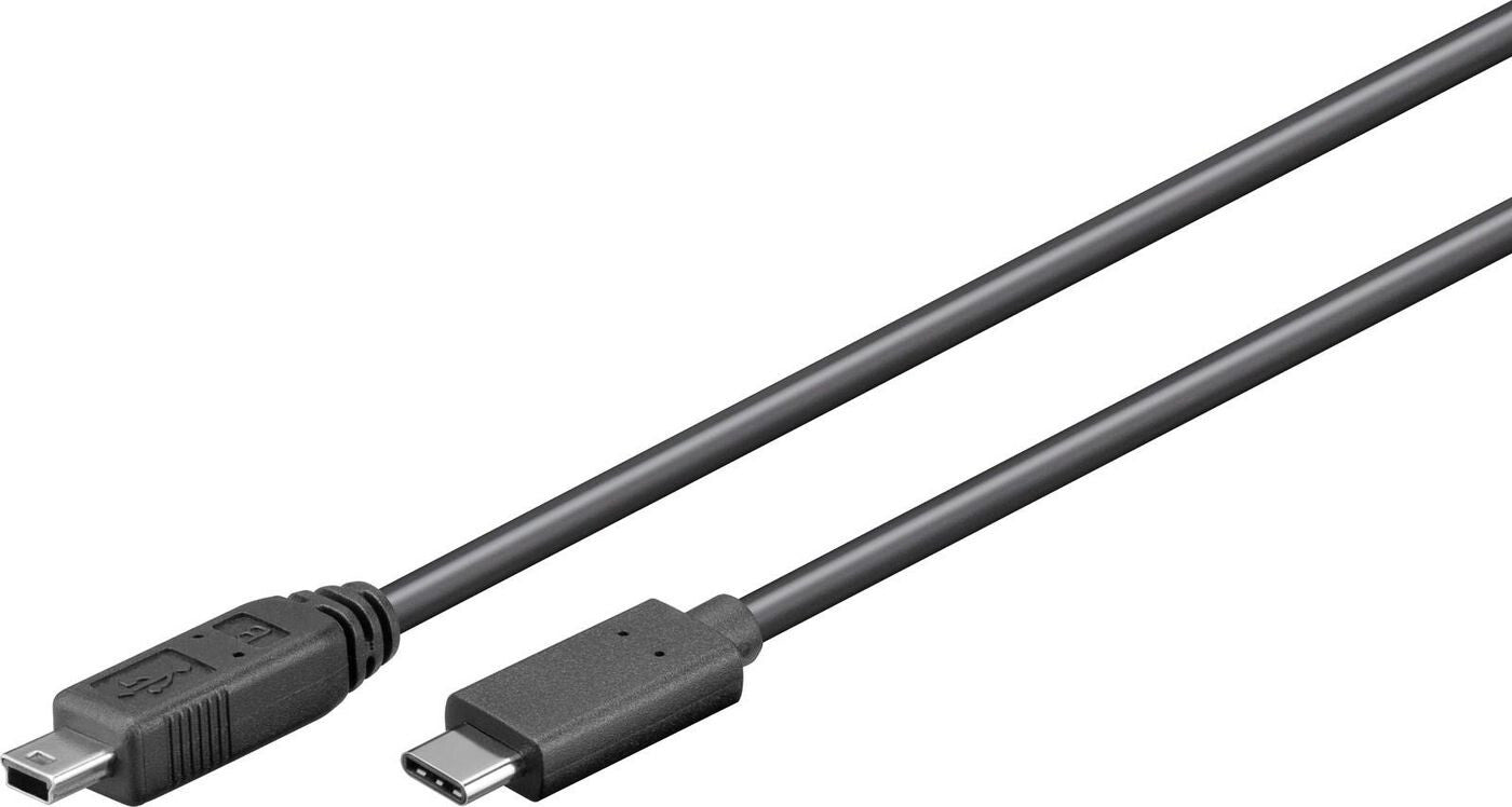 Microconnect USB3.1CMB505 USB cable USB 2.0 0.5 m USB C Mini-USB B Black