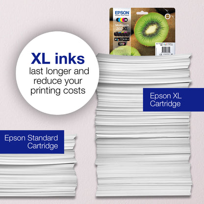 Epson Kiwi Singlepack Cyan 202 Claria Premium Ink
