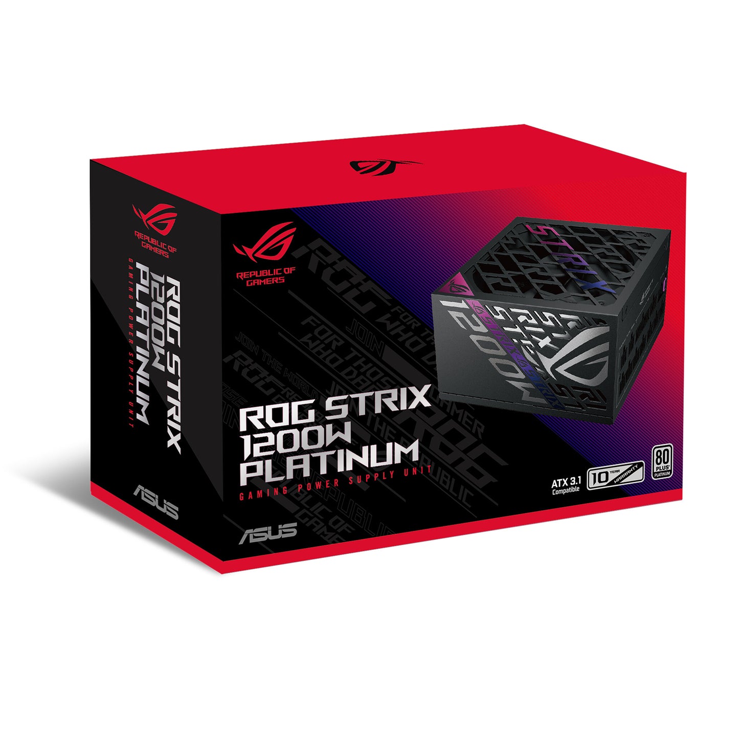 ASUS ROG -STRIX-1200P-GAMING power supply unit 1200 W 20+4 pin ATX ATX Black