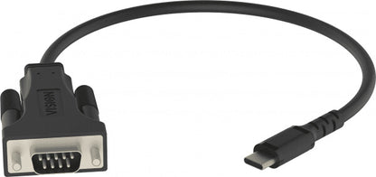 Vision TC-USBCSER/BL serial cable Black RS-232 USB-C