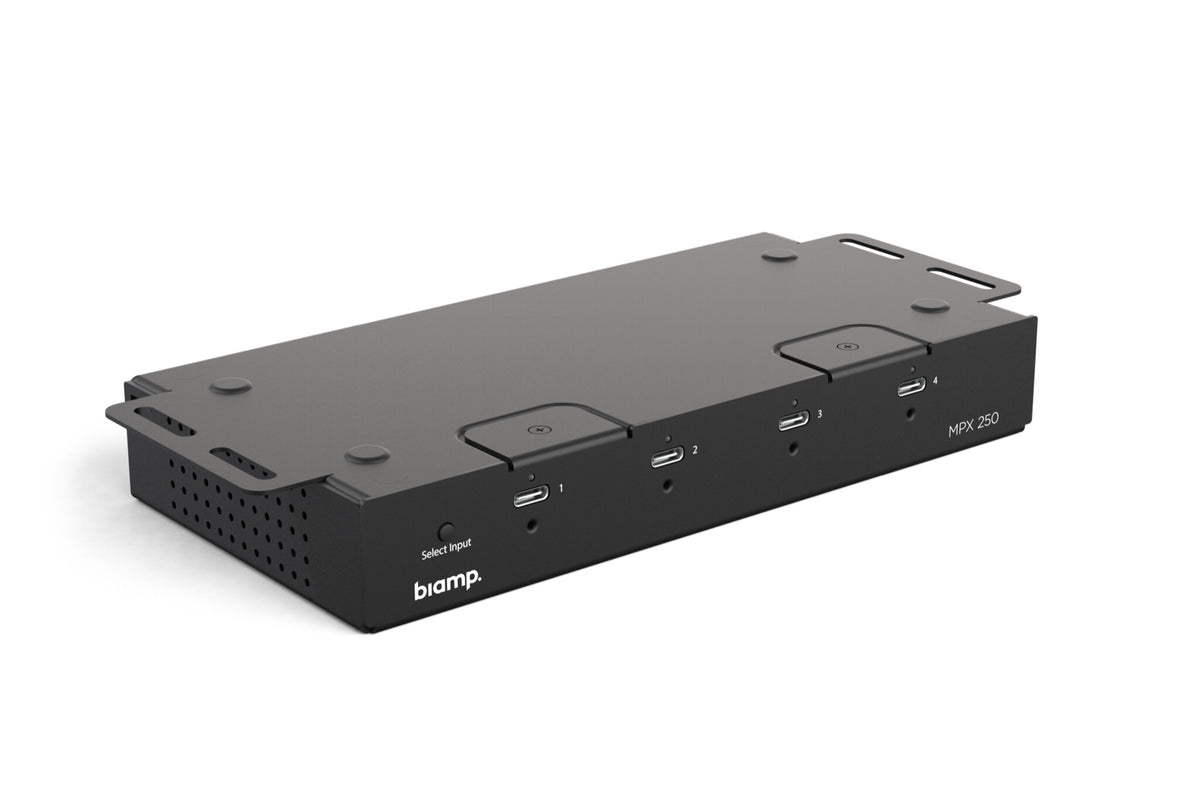 Biamp EasyConnect MPX 250 USB 3.2 Gen 2 (3.1 Gen 2) Type-C 10000 Mbit/s Black