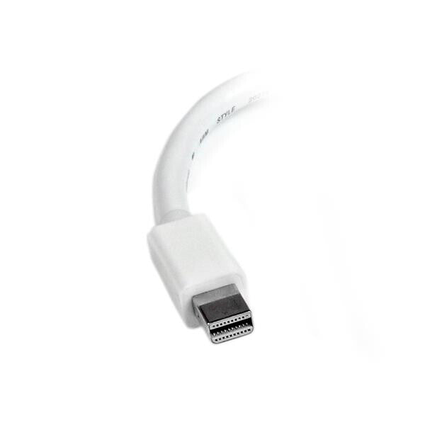 StarTech.com Mini DisplayPort to HDMI Adapter - mDP to HDMI Video Converter - 1080p - Mini DP or Thunderbolt 1/2 Mac/PC to HDMI Monitor/Display/TV - Passive mDP 1.2 to HDMI Dongle - White