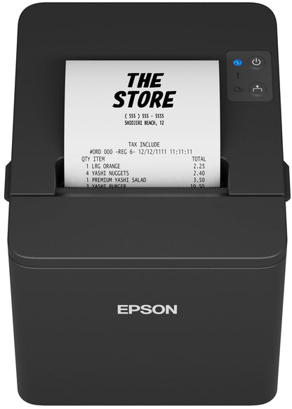 Epson TM-T20IV(102):USB+Serial+Ether, PS, Blk, EU, RS-232