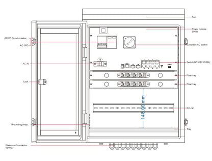 Ernitec ELECTRA-M10-OUTDOOR network switch Managed L2 Gigabit Ethernet (10/100/1000) Power over Ethernet (PoE)